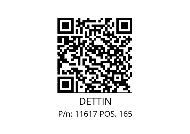   DETTIN 11617 POS. 165