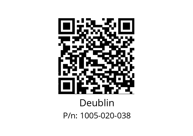   Deublin 1005-020-038