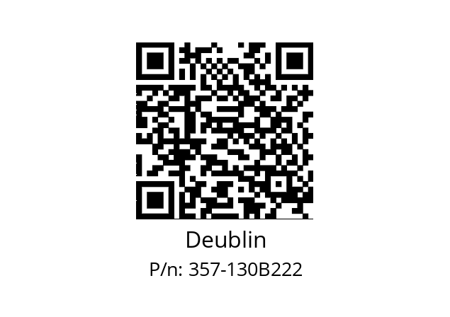   Deublin 357-130B222