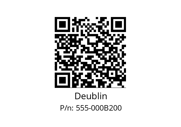   Deublin 555-000B200