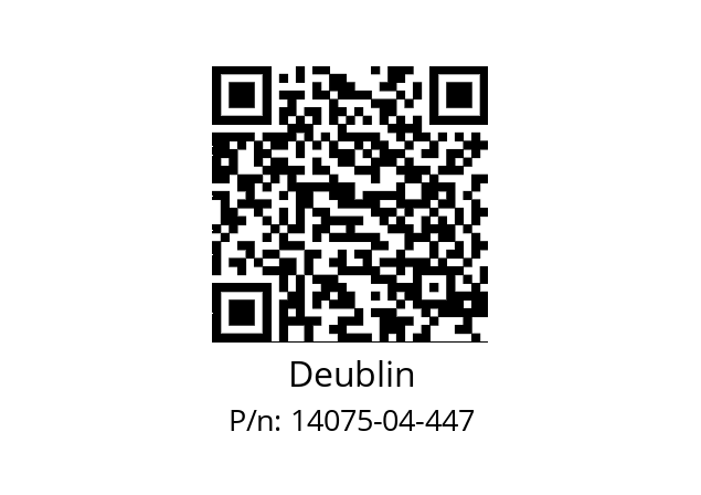   Deublin 14075-04-447