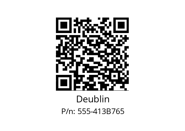   Deublin 555-413B765