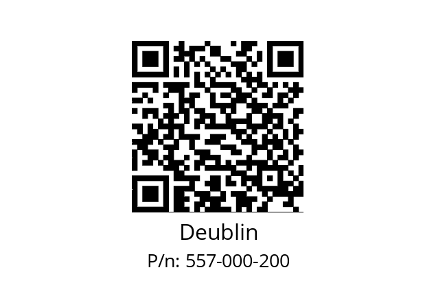   Deublin 557-000-200