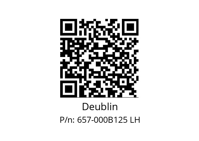   Deublin 657-000В125 LH