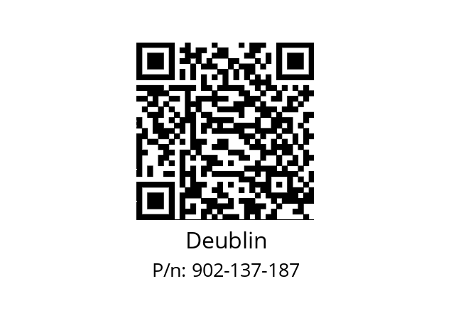   Deublin 902-137-187