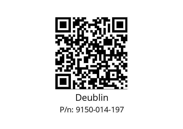   Deublin 9150-014-197