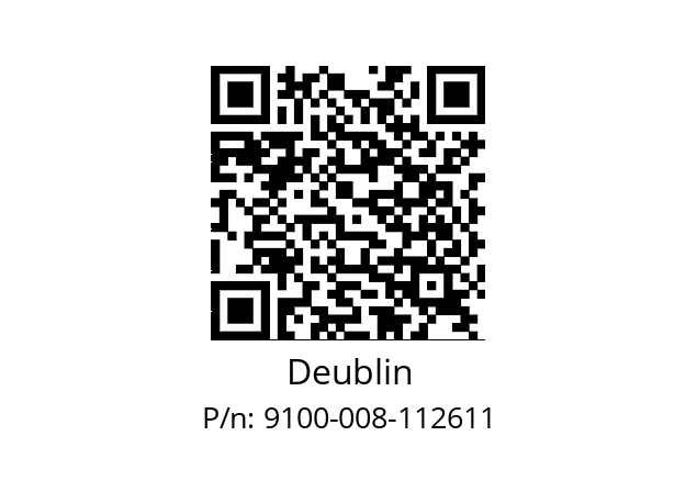   Deublin 9100-008-112611