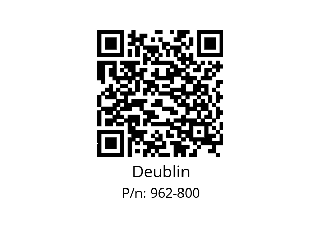   Deublin 962-800