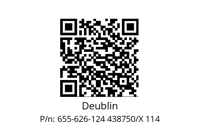   Deublin 655-626-124 438750/X 114