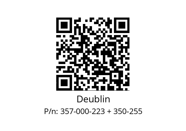   Deublin 357-000-223 + 350-255