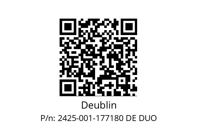   Deublin 2425-001-177180 DE DUO