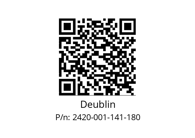   Deublin 2420-001-141-180