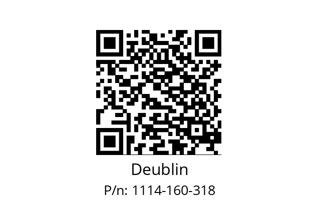   Deublin 1114-160-318