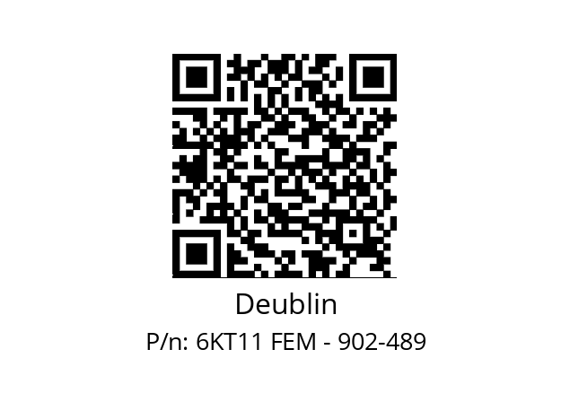   Deublin 6KT11 FEM - 902-489