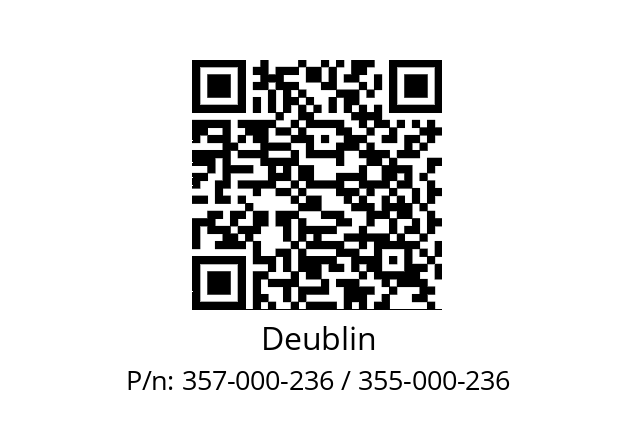   Deublin 357-000-236 / 355-000-236