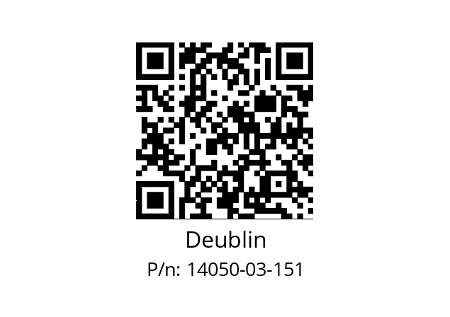   Deublin 14050-03-151