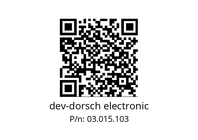   dev-dorsch electronic 03.015.103