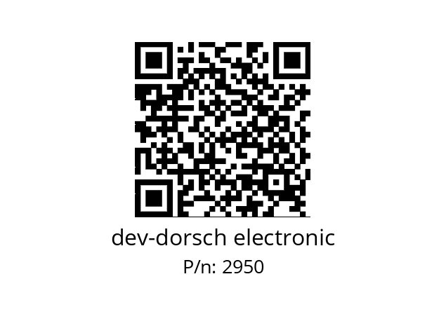   dev-dorsch electronic 2950