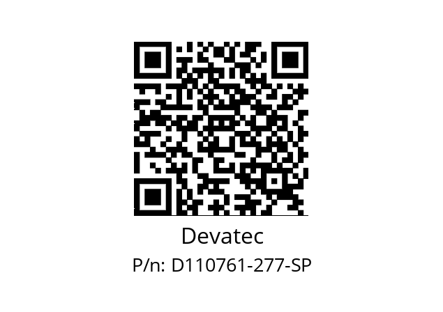   Devatec D110761-277-SP