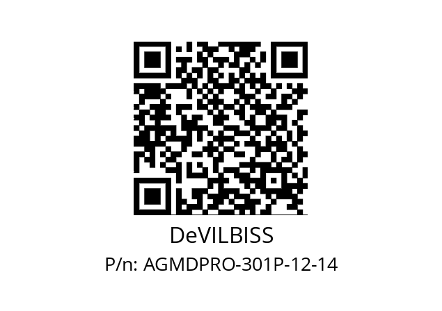   DeVILBISS AGMDPRO-301P-12-14