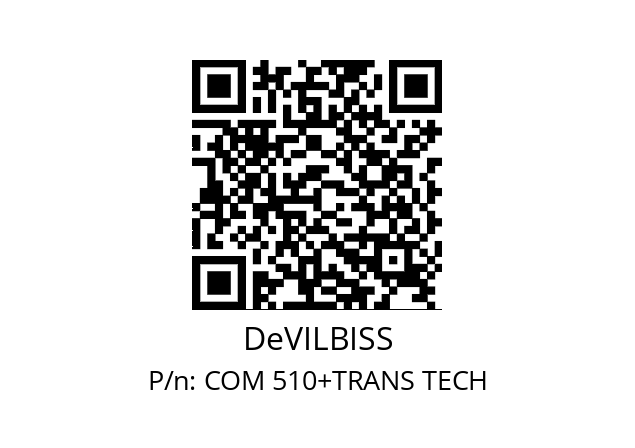   DeVILBISS COM 510+TRANS TECH