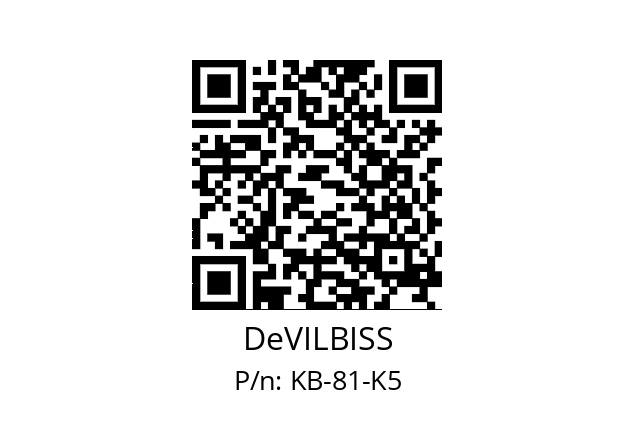   DeVILBISS KB-81-K5