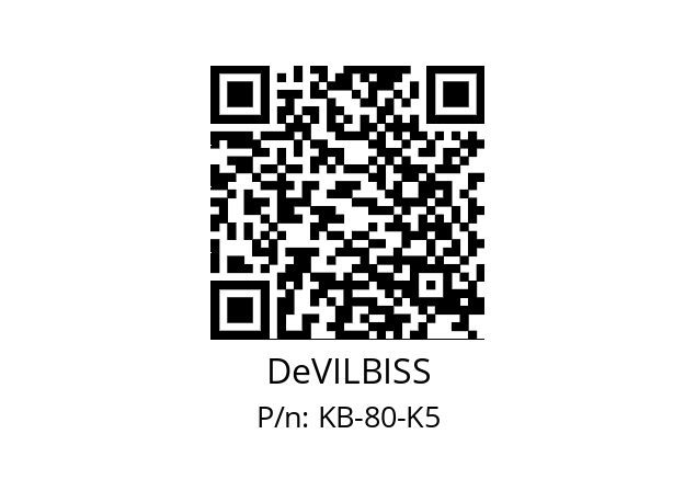   DeVILBISS KB-80-K5