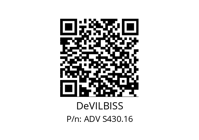   DeVILBISS ADV S430.16