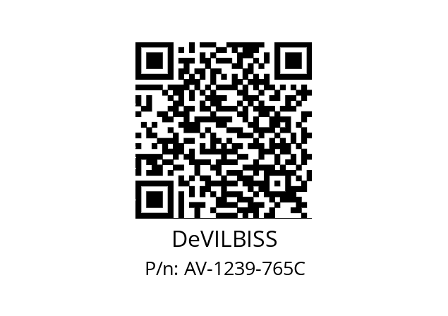   DeVILBISS AV-1239-765C