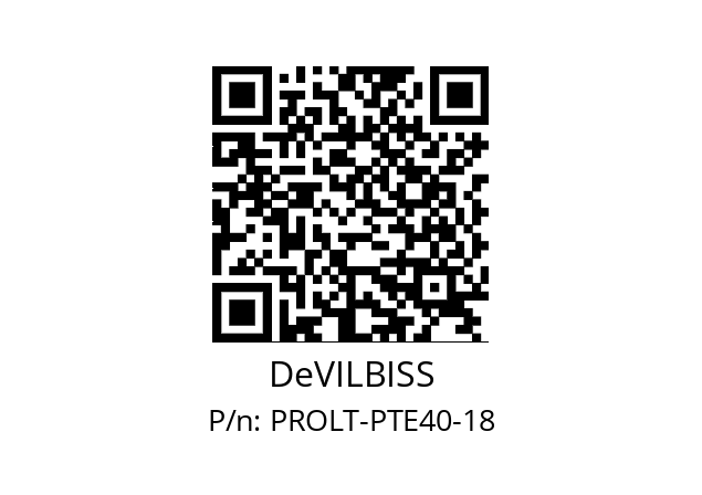   DeVILBISS PROLT-PTE40-18