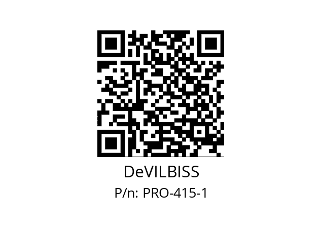   DeVILBISS PRO-415-1