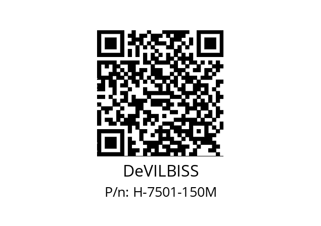   DeVILBISS H-7501-150M