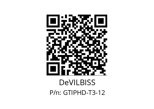   DeVILBISS GTIPHD-T3-12