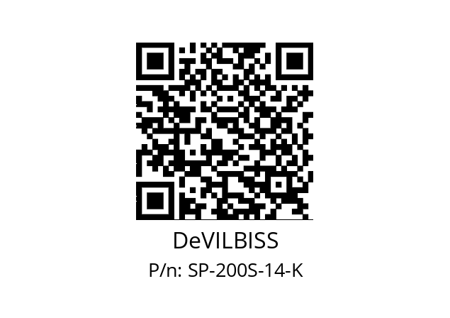   DeVILBISS SP-200S-14-K