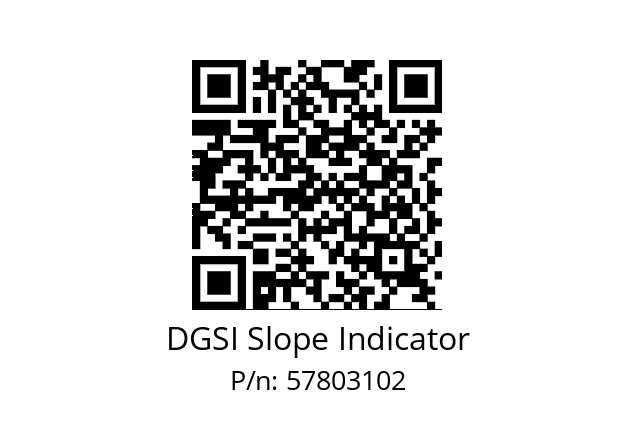   DGSI Slope Indicator 57803102