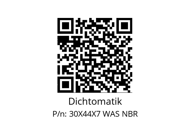   Dichtomatik 30X44X7 WAS NBR