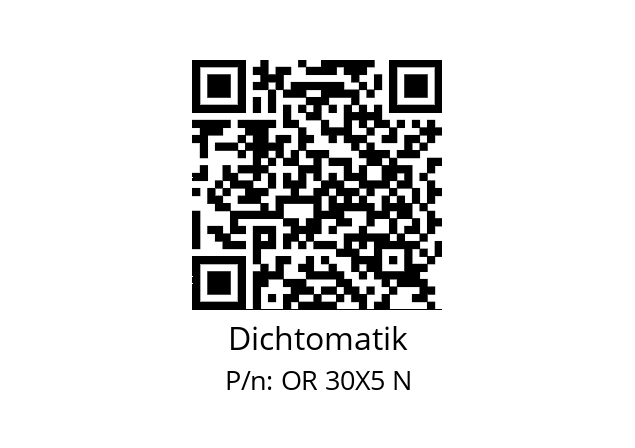   Dichtomatik OR 30X5 N