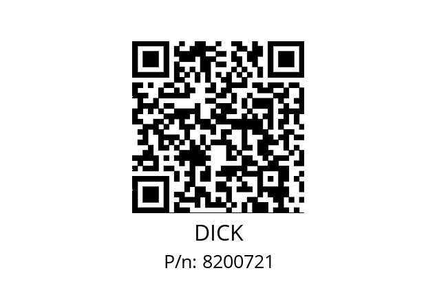   DICK 8200721