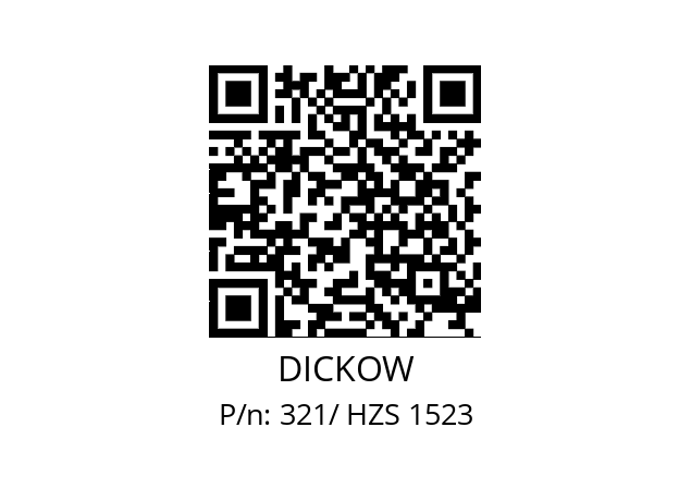   DICKOW 321/ HZS 1523