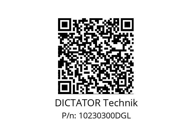  B-DG-10-23-0300-1/1200N-365-665-GZ08-GZ08/5-X DICTATOR Technik 10230300DGL