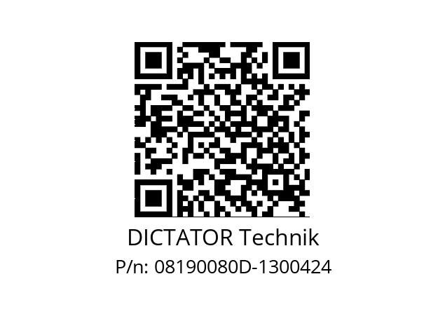   DICTATOR Technik 08190080D-1300424