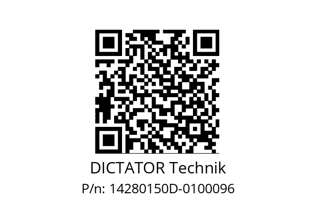   DICTATOR Technik 14280150D-0100096