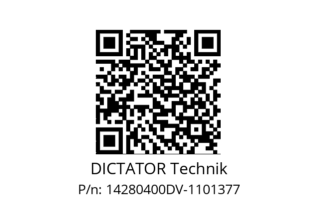   DICTATOR Technik 14280400DV-1101377