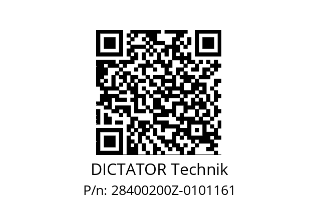   DICTATOR Technik 28400200Z-0101161