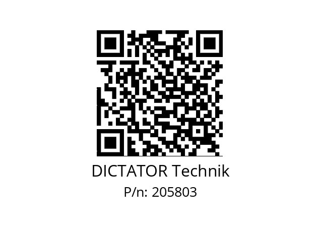   DICTATOR Technik 205803