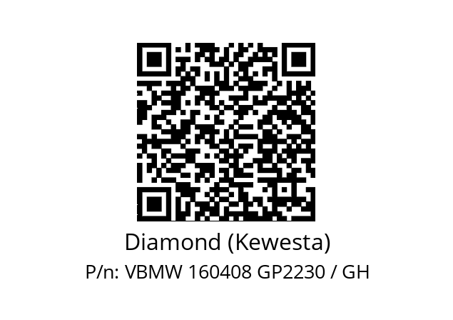   Diamond (Kewesta) VBMW 160408 GP2230 / GH