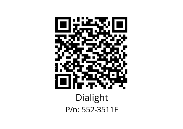   Dialight 552-3511F