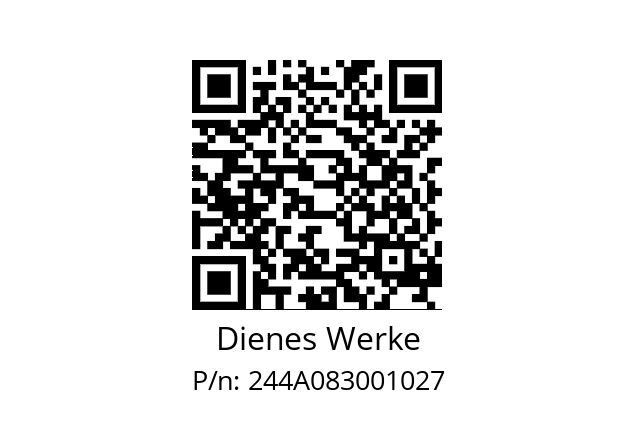   Dienes Werke 244A083001027