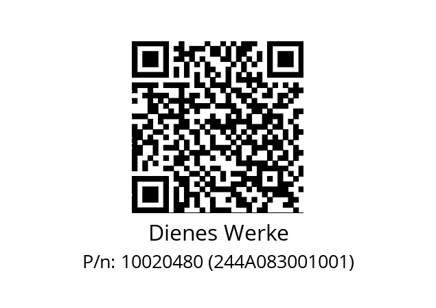   Dienes Werke 10020480 (244A083001001)