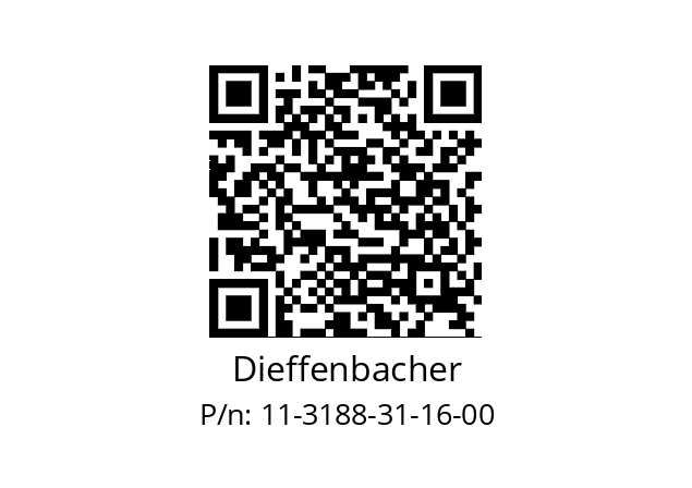   Dieffenbacher 11-3188-31-16-00